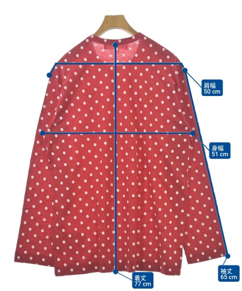 PLAY COMME des GARCONS（プレイコムデギャルソン）Tシャツ・カットソー 赤 サイズ:XXL メンズ/2200716080060