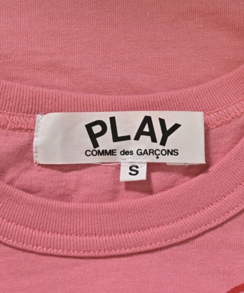 PLAY COMME des GARCONS（プレイコムデギャルソン）Tシャツ・カットソー ピンク サイズ:S レディース/2200713129045