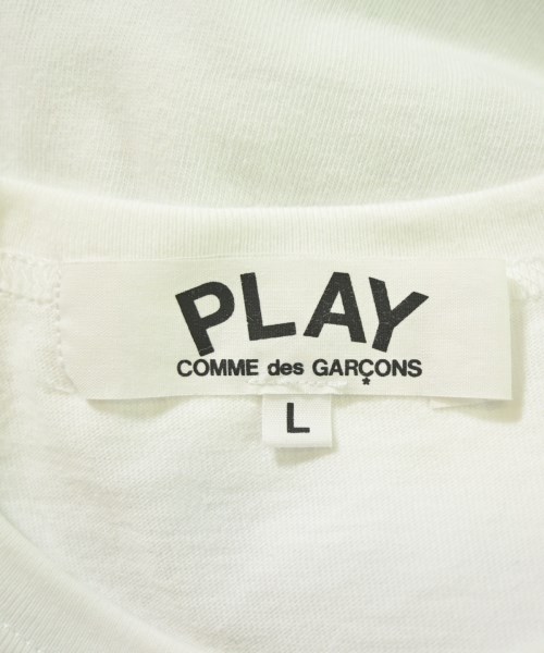 PLAY COMME des GARCONS（プレイコムデギャルソン）Tシャツ・カットソー 白 サイズ:L レディース/2200711911123