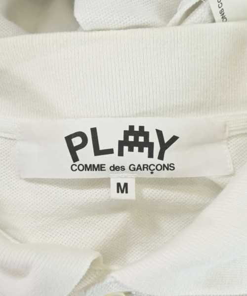 PLAY COMME des GARCONS（プレイコムデギャルソン）ポロシャツ 白 サイズ:M メンズ/2200711701038