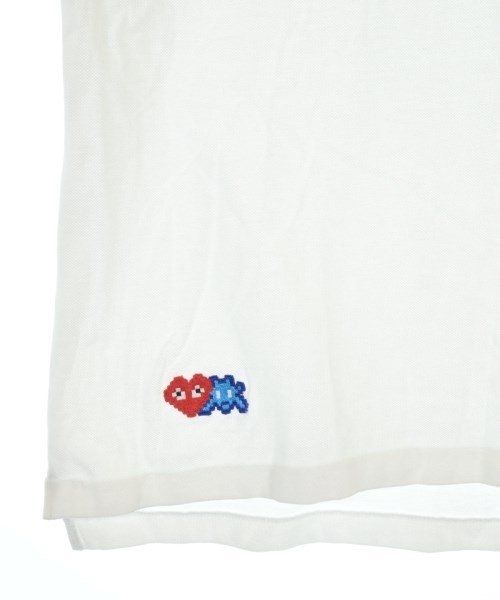 PLAY COMME des GARCONS（プレイコムデギャルソン）ポロシャツ 白 サイズ:M メンズ/2200711701038