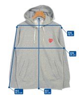 PLAY COMME des GARCONS（プレイコムデギャルソン）パーカー グレー サイズ:M メンズ/2200717177011
