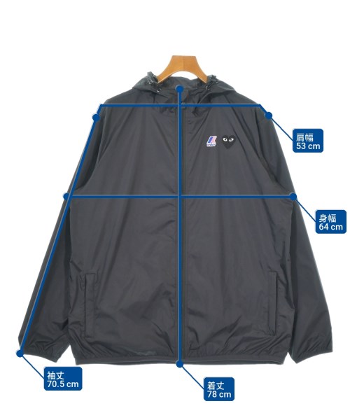 PLAY COMME des GARCONS（プレイコムデギャルソン）マウンテンパーカー 黒 サイズ:2XL(XXL位) メンズ/2200717493043