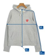 PLAY COMME des GARCONS（プレイコムデギャルソン）パーカー グレー サイズ:L レディース/2200717518012