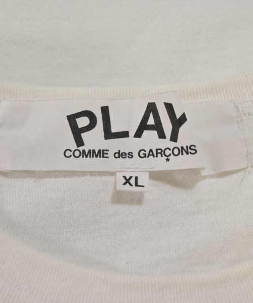 PLAY COMME des GARCONS（プレイコムデギャルソン）Tシャツ・カットソー 白 サイズ:XL メンズ/2200717620036