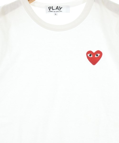 PLAY COMME des GARCONS（プレイコムデギャルソン）Tシャツ・カットソー 白 サイズ:L レディース/2200715139080
