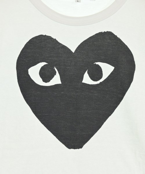 PLAY COMME des GARCONS（プレイコムデギャルソン）Tシャツ・カットソー 白 サイズ:L レディース/2200715139219