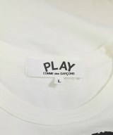 PLAY COMME des GARCONS（プレイコムデギャルソン）Tシャツ・カットソー 白 サイズ:L レディース/2200715139219