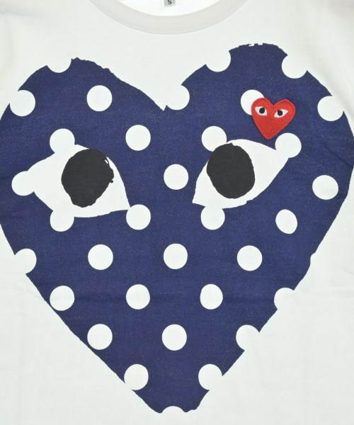 PLAY COMME des GARCONS（プレイコムデギャルソン）Tシャツ・カットソー 白 サイズ:S レディース/2200715139240