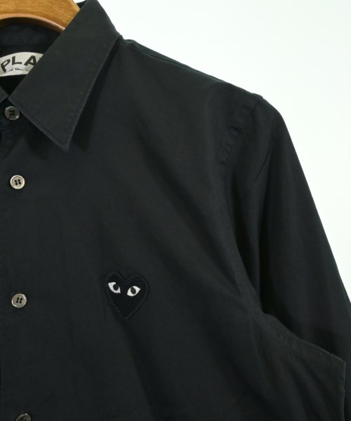 PLAY COMME des GARCONS（プレイコムデギャルソン）カジュアルシャツ 黒 サイズ:S メンズ/2200718504168