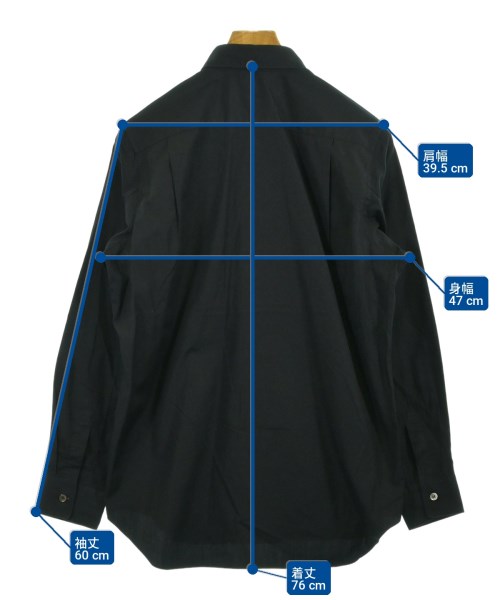 PLAY COMME des GARCONS（プレイコムデギャルソン）カジュアルシャツ 黒 サイズ:S メンズ/2200718504168