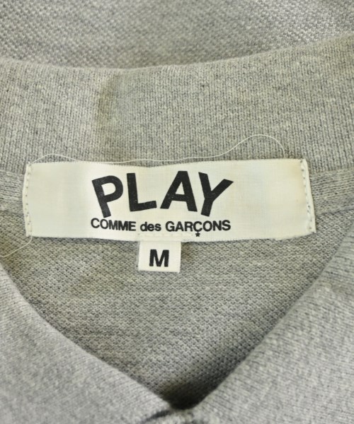 PLAY COMME des GARCONS（プレイコムデギャルソン）ポロシャツ グレー サイズ:M メンズ/2200718504229