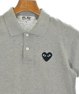 PLAY COMME des GARCONS（プレイコムデギャルソン）ポロシャツ グレー サイズ:M メンズ/2200718504229