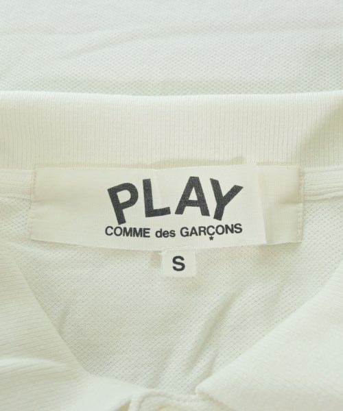 PLAY COMME des GARCONS（プレイコムデギャルソン）ポロシャツ 白 サイズ:S メンズ/2200718796037