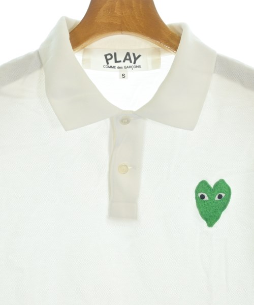 PLAY COMME des GARCONS（プレイコムデギャルソン）ポロシャツ 白 サイズ:S メンズ/2200718796037