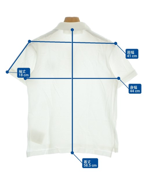 PLAY COMME des GARCONS（プレイコムデギャルソン）ポロシャツ 白 サイズ:S メンズ/2200718796037