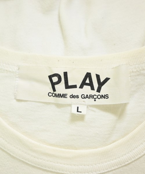 PLAY COMME des GARCONS（プレイコムデギャルソン）Tシャツ・カットソー 白 サイズ:L メンズ/2200718993351