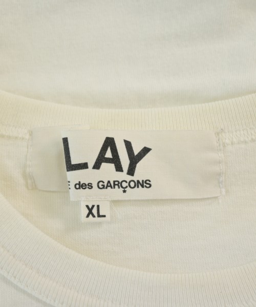 PLAY COMME des GARCONS（プレイコムデギャルソン）Tシャツ・カットソー 白 サイズ:XL メンズ/2200645633030