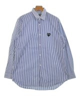 PLAY COMME des GARCONS（プレイコムデギャルソン）カジュアルシャツ 青 サイズ:L メンズ/2200643794054
