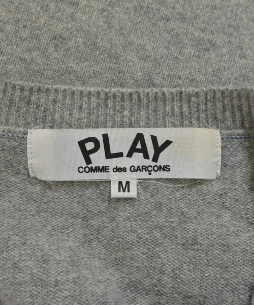 PLAY COMME des GARCONS（プレイコムデギャルソン）カーディガン グレー サイズ:M レディース/2200645550030