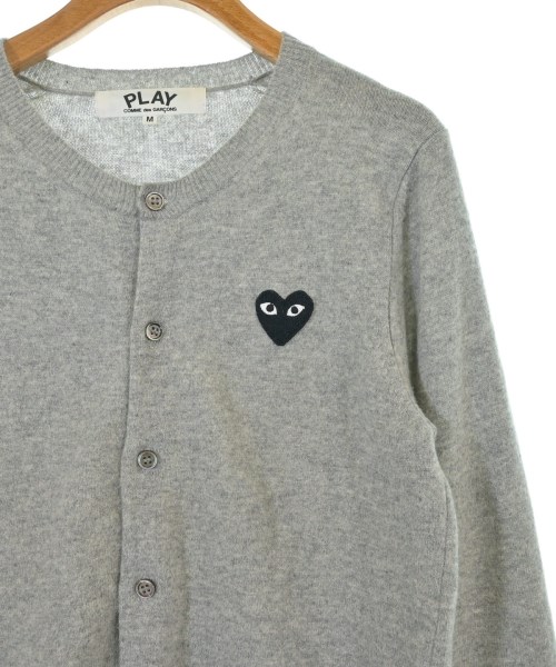 PLAY COMME des GARCONS（プレイコムデギャルソン）カーディガン グレー サイズ:M レディース/2200645550030