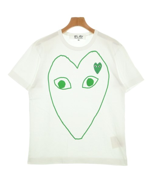 PLAY COMME des GARCONS(プレイコムデギャルソン)Tシャツ・カットソー 白 サイズ:M/2200646640037