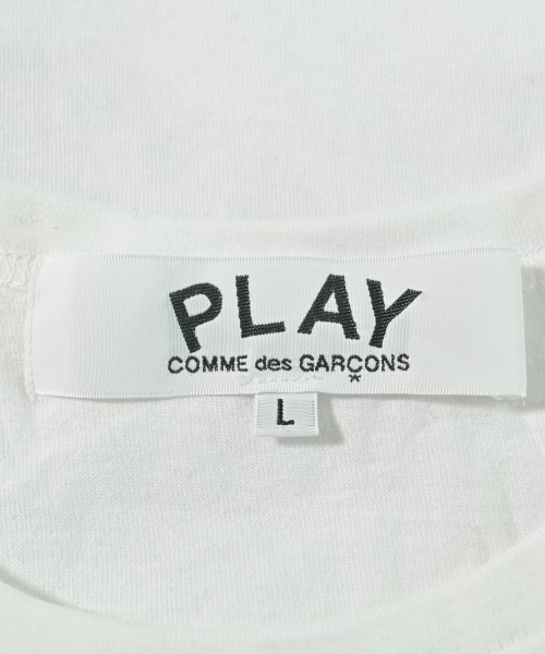 PLAY COMME des GARCONS（プレイコムデギャルソン）Tシャツ・カットソー 白 サイズ:L メンズ/2200620059091