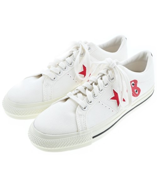 PLAY COMME des GARCONS(プレイコムデギャルソン)スニーカー 白 サイズ:UK8(26.5cm位)/2200646184029