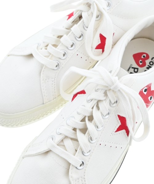 PLAY COMME des GARCONS（プレイコムデギャルソン）スニーカー 白 サイズ:UK8(26.5cm位) メンズ/2200646184029