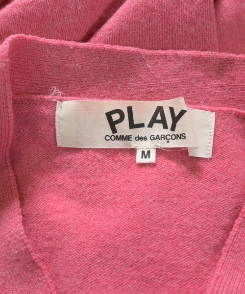 PLAY COMME des GARCONS（プレイコムデギャルソン）カーディガン ピンク サイズ:M メンズ/2200640291020