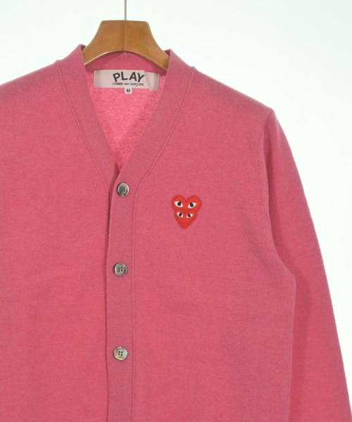 PLAY COMME des GARCONS（プレイコムデギャルソン）カーディガン ピンク サイズ:M メンズ/2200640291020