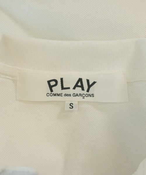 PLAY COMME des GARCONS（プレイコムデギャルソン）ポロシャツ 白 サイズ:S レディース/2200648379058