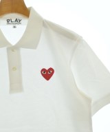 PLAY COMME des GARCONS（プレイコムデギャルソン）ポロシャツ 白 サイズ:S レディース/2200648379058