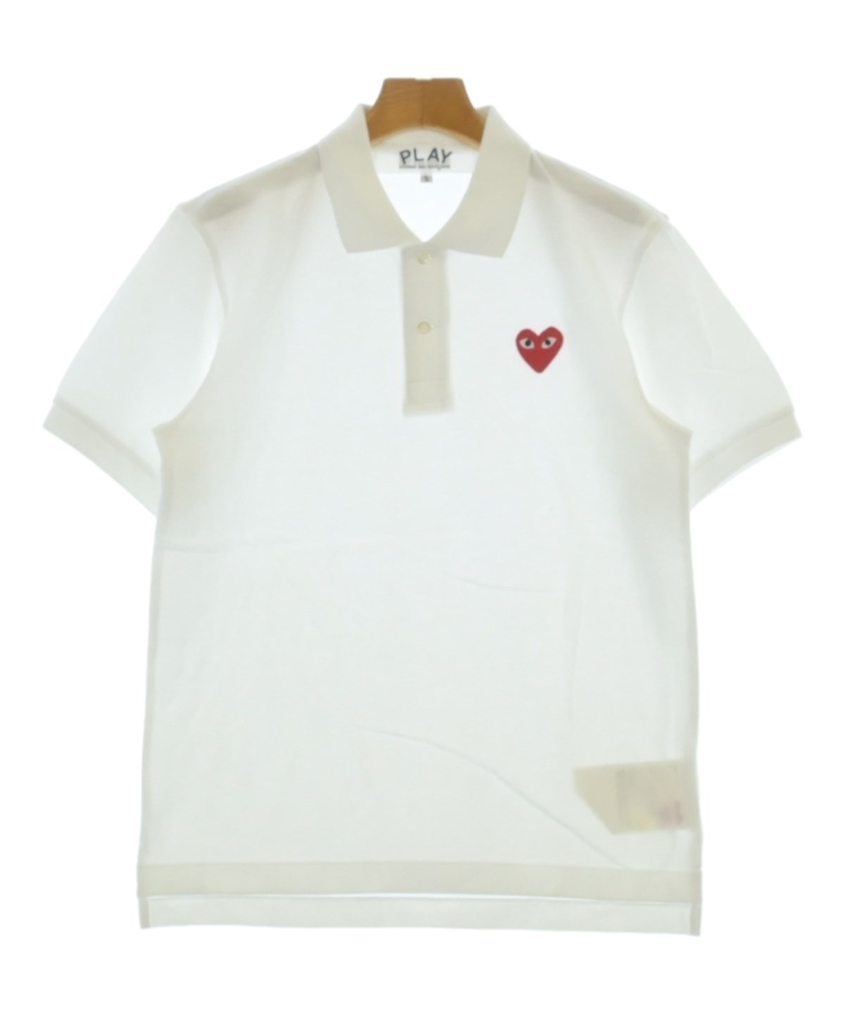 PLAY COMME des GARCONS（プレイコムデギャルソン）ポロシャツ 白