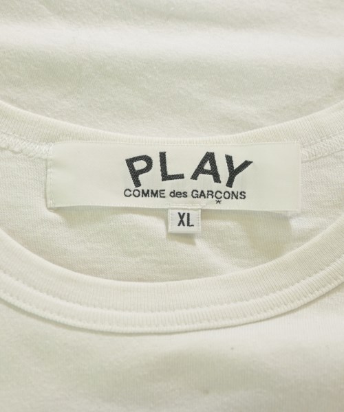 PLAY COMME des GARCONS（プレイコムデギャルソン）Tシャツ・カットソー 白 サイズ:XL メンズ/2200638724455