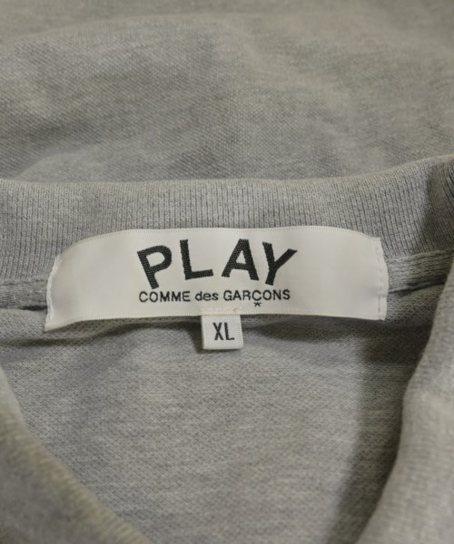 PLAY COMME des GARCONS（プレイコムデギャルソン）ポロシャツ グレー サイズ:XL メンズ/2200648690016