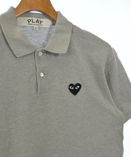 PLAY COMME des GARCONS（プレイコムデギャルソン）ポロシャツ グレー サイズ:XL メンズ/2200648690016