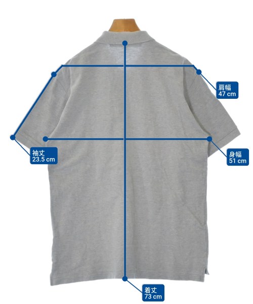 PLAY COMME des GARCONS（プレイコムデギャルソン）ポロシャツ グレー サイズ:XL メンズ/2200648690016