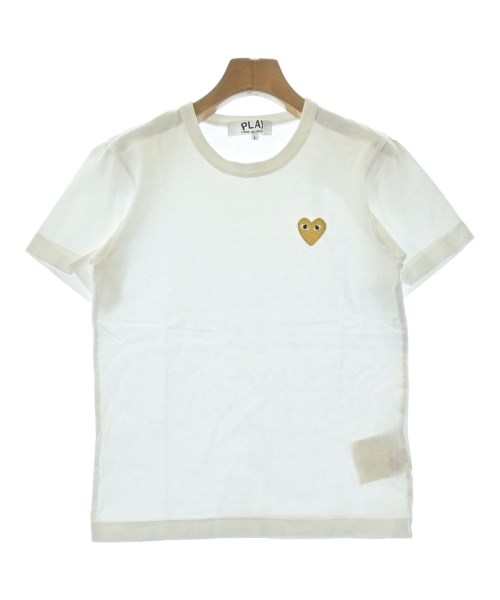 PLAY COMME des GARCONS(プレイコムデギャルソン)Tシャツ・カットソー 白 サイズ:L/2200635867070