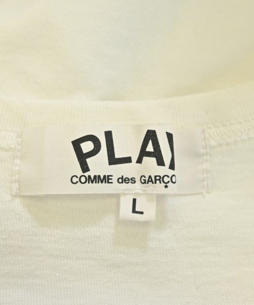 PLAY COMME des GARCONS（プレイコムデギャルソン）Tシャツ・カットソー 白 サイズ:L レディース/2200635867070