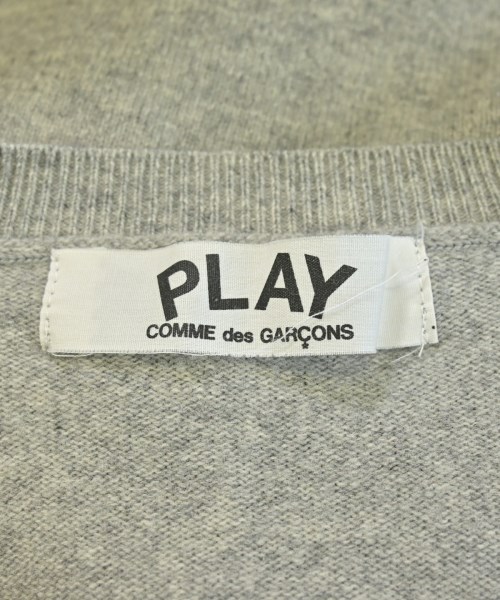 PLAY COMME des GARCONS（プレイコムデギャルソン）カーディガン グレー サイズ:M レディース/2200641443022