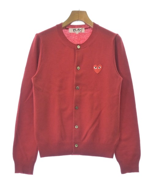 PLAY COMME des GARCONS(プレイコムデギャルソン)カーディガン 赤 サイズ:M/2200641443039
