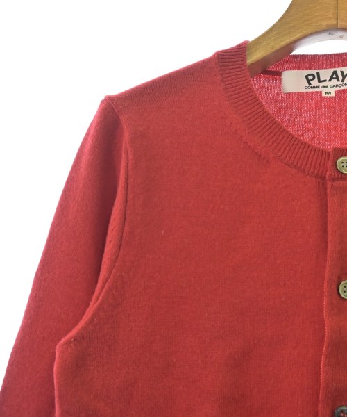 PLAY COMME des GARCONS（プレイコムデギャルソン）カーディガン 赤 サイズ:M レディース/2200641443039