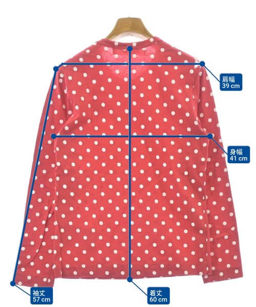 PLAY COMME des GARCONS（プレイコムデギャルソン）Tシャツ・カットソー 赤 サイズ:XS レディース/2200641443077