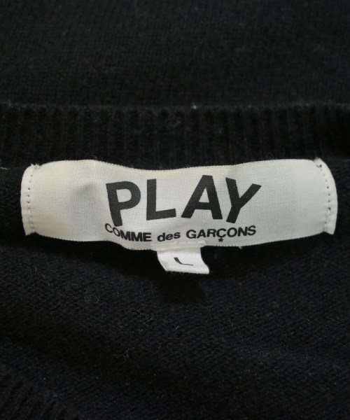 PLAY COMME des GARCONS（プレイコムデギャルソン）カーディガン 黒 サイズ:L レディース/2200642169198