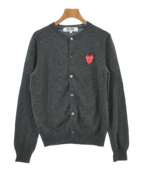 PLAY COMME des GARCONS(プレイコムデギャルソン)カーディガン グレー サイズ:L/2200642169204