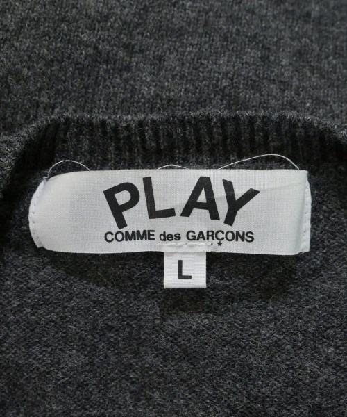 PLAY COMME des GARCONS（プレイコムデギャルソン）カーディガン グレー サイズ:L レディース/2200642169204