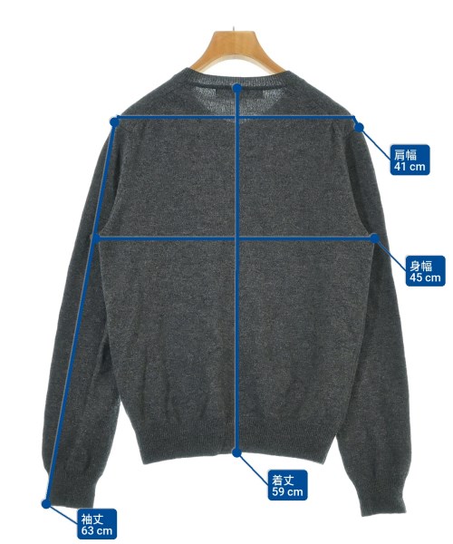 PLAY COMME des GARCONS（プレイコムデギャルソン）カーディガン グレー サイズ:L レディース/2200642169204