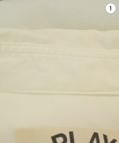 PLAY COMME des GARCONS（プレイコムデギャルソン）カジュアルシャツ 白 サイズ:S レディース/2200650127036