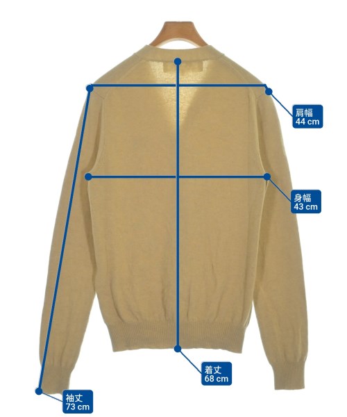 PLAY COMME des GARCONS（プレイコムデギャルソン）カーディガン ベージュ サイズ:M メンズ/2200651550079